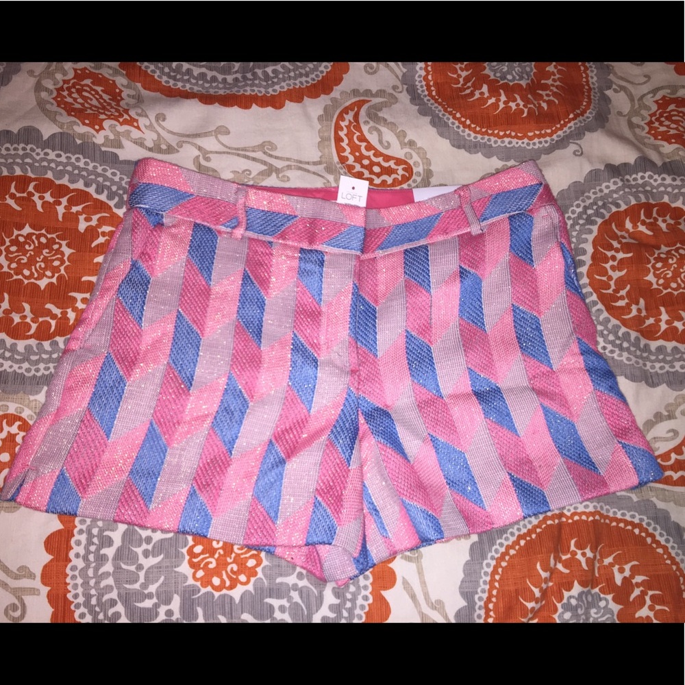 Loft Rivera 4" Inseam Multi-Color Shorts